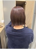 yuki 切りっぱなしボブ　