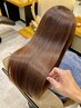 【KISAKI限定】似合わせカット+髪質改善ストレート(縮毛矯正)+透明感カラー
