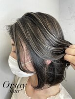 美容室オルセー コントラストハイライト