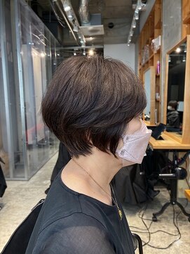 アルトル 池袋2nd(altru) ◇大人40代50代60代ショートボブ丸みショート白髪ぼかし