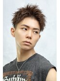 ツイスパアップバングショート