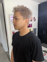 ルームスヘアー(Rooms Hair)&nbsp;【イマイケ】ホワイト/ベージュ/スパイキーショート
