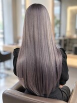 コタ 水戸(COHTA)&nbsp;艶髪ラベンダーグレージュ×髪質改善ストレートロング