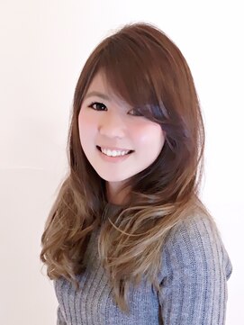 モリオ フロム ロンドン 鶴瀬店 【morio鶴瀬】ミディアムナチュラルグラデーションカラー