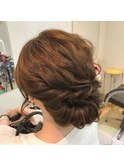 しっとりアップスタイル