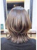 【eTONe】大人かわいい外はねミディアム