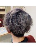 パープルシルバーカラー