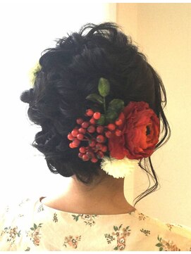 アメイジングヘアー 美沢店(AMAZING HAIR) 【AMAZING HAIR 美沢店/桜井】華やかアップスタイル