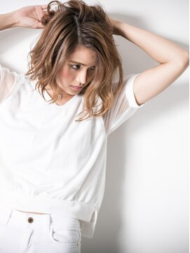 モッズヘア 越谷(mod's hair) アシンメトリー個性的外国人風前下がりボブv越谷10代20代30代