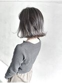 【Marl】ハイライト入りグレージュカラー×無造作ボブ