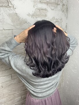 プライズ アイリス 池袋東口店(prize Iris) ラベンダーグレージュダブルカラーグレージュオルチャンミディ