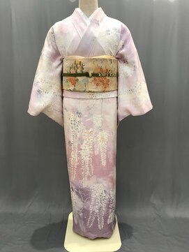 セットサロン フルール(Fleur) 正絹訪問着No.17/【薄紫】