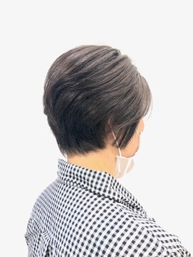 クオリス 上福岡店(QUALIS) 前下がり/ショート/小顔/ダークブラウン/40代50代60代/白髪染め/