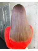#ベージュ#ロングヘアー#ストレート#高知美容室#下村スタイル