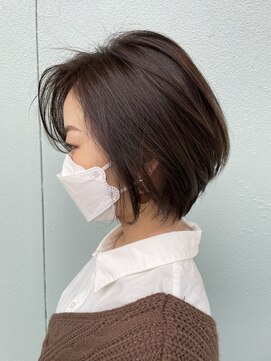 レス 仙台(Less) 透け感ショートボブ