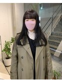 暗髪パープルカラー(お客様スタイル)