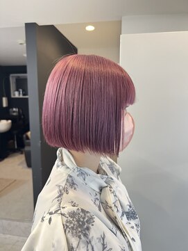 アルーシェウィズスカイ 原宿(Alushe with Sky) ピンクカラー/チェリーブラウン/ダブルカラー/ケアブリーチ