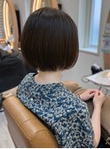 小顔補正立体カット【ナチュラル丸みボブ】 30代40代
