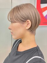 マックス フォー ヘアー(MAX FOR HAIR) 【デザインカット】綺麗なマッシュショート×ミルクティーカラー