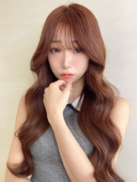 ルイマダーナ 栄店(LOUIMADNA) 小顔似合わせレイヤーロング 薄めバング 前髪パーマ