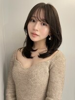 トイ(TOI)&nbsp;上品なレイヤーカット/シースルーバング/グレージュ