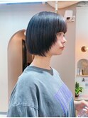 地毛風カラー/ナチュラルレイヤーカット/ショートボブ[船橋]