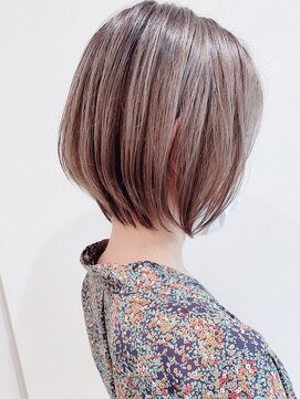 セイドット フクオカ(Say.FUKUOKA) 【Say.福岡】大人可愛い×ショートボブ×ミルクティーアッシュ