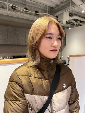 カフ(CAF) CAF FUKO ハイトーン/ブロンドベージュ/レイヤー/大阪/心斎橋