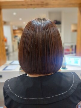 アドラーブル ココロ 新潟(adorable CoCoLo) 20代30代大人可愛いエアリーボブラベンダーベージュ透明感
