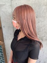 エース (ACE)&nbsp;【ACE横浜】ピンクベージュ×ストレート仕上げ