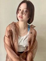 アスティブランシュ(Asti blanche)&nbsp;ボルドーヘア_赤髪_ピンクブラウン_艶髪_ブリーチなし