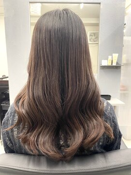 エル 新小岩(elu) 美髪/ワイドバング/レイヤーカット/くすみベージュ/新小岩駅