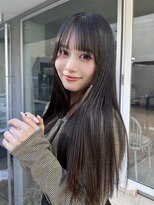 ミミバイカシュカシュ(mimi by cache cache)&nbsp;髪質改善ストレートシースルーバング