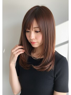 アントワープトーキョー(antwerp TOKYO) 30代40代50代暖色系カラーオレンジブラウン透明感カラー髪質改善
