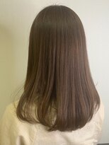 キキ(kiki) オリーブベージュ_グレージュカラーボブウルフ_kiki0040