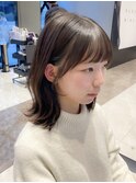 くびれミディアム/くびれミディ/顔周りカット