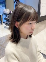 ハルキミナト ジャパン ヨコハマ(HARUKI MINATO japan YOKOHAMA)&nbsp;くびれミディアム/くびれミディ/顔周りカット