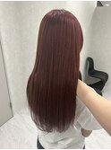 ブリーチなしピンク