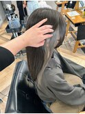 イヤリングカラー〈グレーアッシュ〉