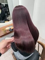 モク 立川(moc)&nbsp;韓国風レイヤーカットブリーチダブルカラー前髪