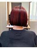 切りっぱなしボブ/ぱっつっとボブ