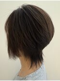 大人可愛い♪くびれウルフショート