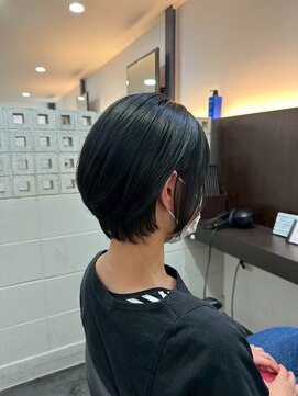 エクファ ヘア シェリル 草津 南草津店(ex-fa hair cherir) ミディアムヘア/暗めカラー/グランマッシュ/南草津