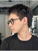 アクティブショートメンズヘアスパイキーショートメンズmen's