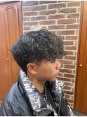 強めシャドウパーマ<理容室>[メンズ/眉毛/バーバー/神田/秋葉原]