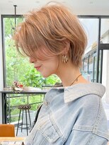 ビュートヨナカ(VIEW TOYONAKA)&nbsp;【３０代４０代５０代】ハイトーンくびれショート/顔周り