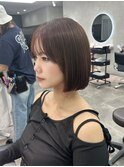 ダークアッシュ/似合わせカット/ミディアムレイヤーカット