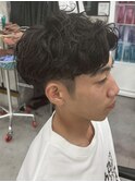 横浜シャドウパーマ緩めスパイラルパーマッシュ強め緩めウルフ