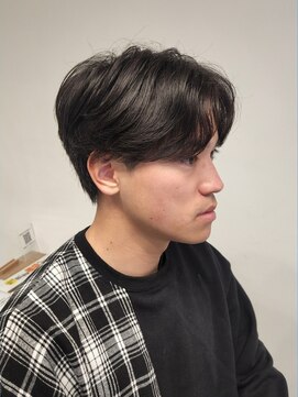 ニアウ 伊勢崎連取店(Niau) MEN’S HAIR/波巻きツイストスパイラル/リバースセンターパート