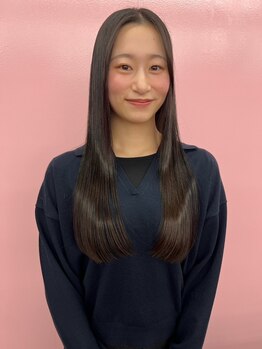 キジ(KIJI)の写真/〈高濃度水素tr × 縮毛矯正〉クセを伸ばすだけではなく、ヘアスタイルに馴染む自然な仕上がりに。